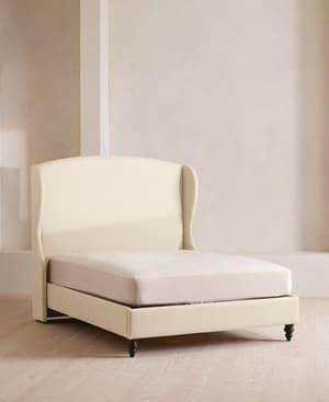 Rivas Bed - Full - Linen - Bisque - US - Listing Image