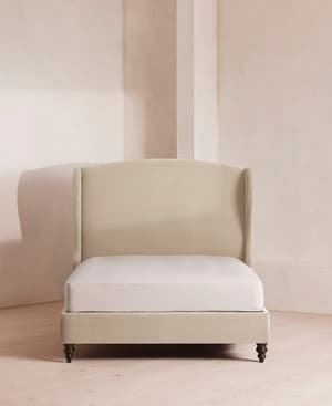 Rivas Bed - Full - Velvet - Oyster - US - Hover Image