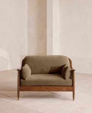 Atlanta Loveseat - Velvet - Truffle - US - Hover Image