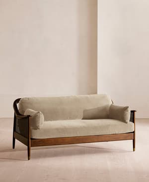 Atlanta Three Seater - Velvet - Oyster - US - Listing Image