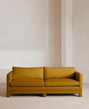 Ashford Ottoman - Linen - Turmeric - US - Listing Image