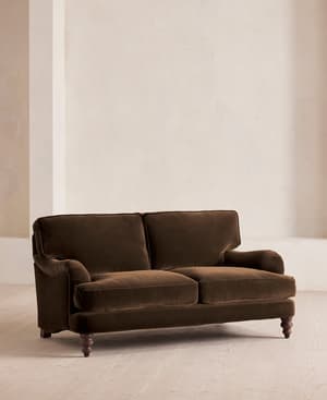 Arundel Two Seater - Sofa - Velvet - Chocolate - Hover Image