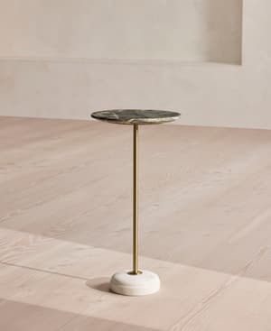 Fleet Side Table - Small - Verde Bosque Marble - Listing Image