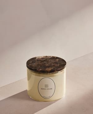 Leather & Oud Candle - Dark Emperador Marble - Refill - 660g - Member Exclusive - Hover Image