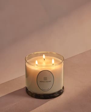 Leather & Oud Candle - Dark Emperador Marble - Refill - 660g - Member Exclusive - Listing Image