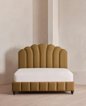 Manette Bed - Twisted Cord - King - Linen - Ochre - US - Hover Image