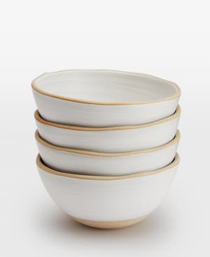 Morley Cereal Bowl - White - Set of Four - Listing Image