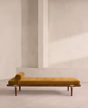 Theodore Daybed - Mustard Velvet - Hover Image