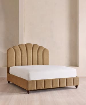 Manette Bed - Full - Linen Chenille - Sand - US - Listing Image