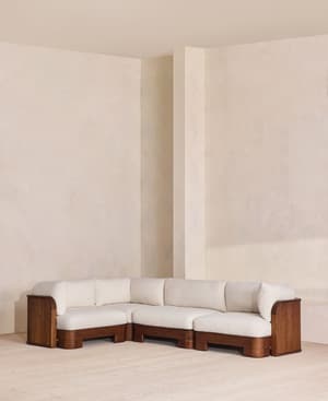 Odell Outdoor L-Shape Sofa - Off White - US - Listing Image