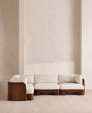 Odell Outdoor L-Shape Sofa - Off White - US - Hover Image
