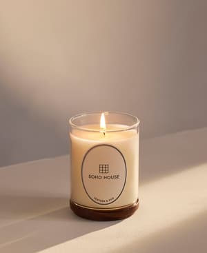 Leather & Oud Candle - Rosso Levanto Marble - Refill - 250g - Listing Image