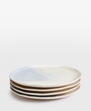Delano Side Plate - Blue - Set of Four - Hover Image