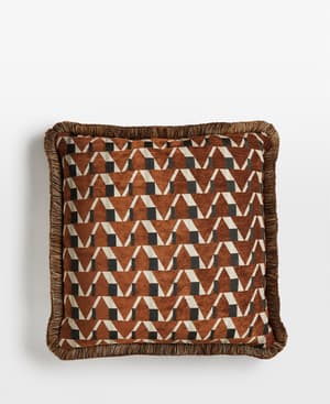 Phoebe Square Cushion - Ochre - Listing Image