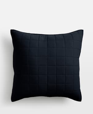 Lynsey Pillowcase - Navy - Square - Large  - Listing Image