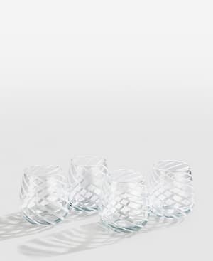 Coletta Lowball White - Set of Four - Hover Image