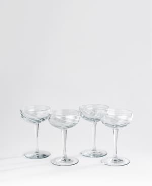Coletta Coupe White - Set of Four - Listing Image