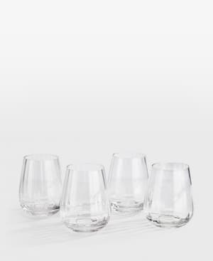 Pembroke Stemless White Wine Glass - Set of Four - Hover Image