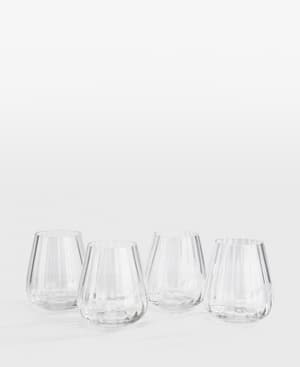 Pembroke Stemless Red Wine Glass - Set of Four - Hover Image