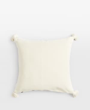 Maeve Square Cushion - Blue - Hover Image