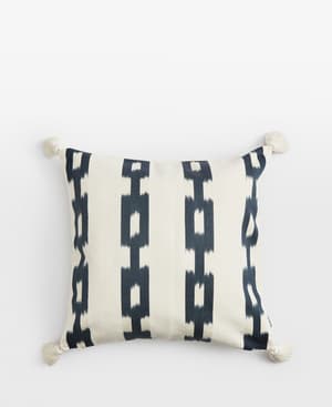 Maeve Square Cushion - Blue - Listing Image