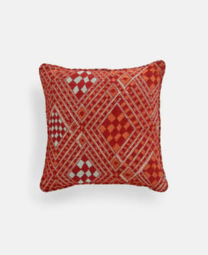 Pierre Frey Djbouti Cushion - Rust - Hover Image