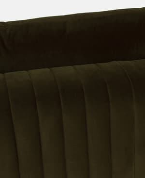 Vivienne Sectional Corner Sofa - Velvet Olive - US - Hover Image