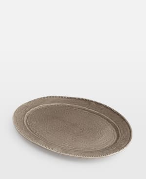 Hillcrest Oval Serving Platter - Grey - Listing Image
