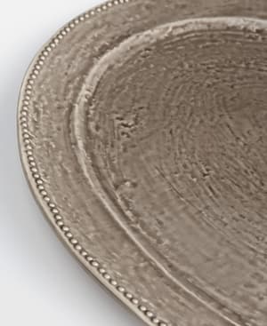 Hillcrest Oval Serving Platter - Grey - Hover Image