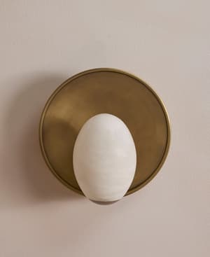 Avena Wall Light - Alabaster Globe - Listing Image