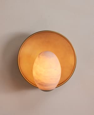 Avena Wall Light - Alabaster Globe - US - Hover Image