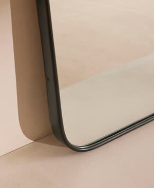 Cooper Wall Mirror - Blackened Brass - Hover Image