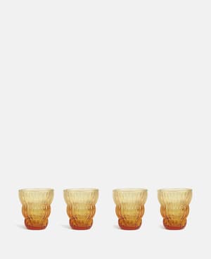Havana Tumbler - Amber - Set of Four - Listing Image
