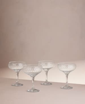 Etched Coupe - Set of Four - Listing Image