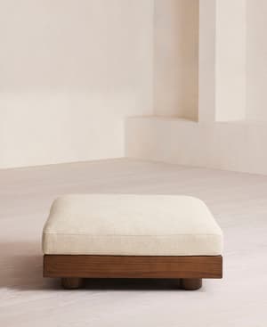 Truro Ottoman - Textured Linen - US - Listing Image