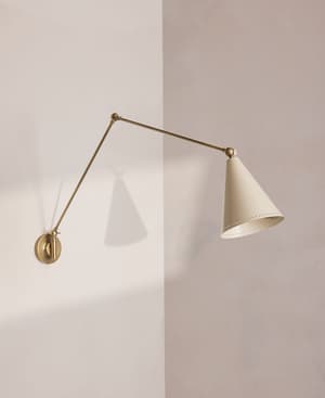 Vincent Wall Light - Cream Shade - Listing Image