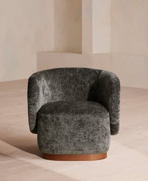 Portland Music Room Armchair - Grey - Hover Image