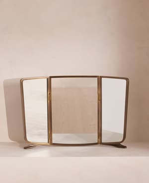 Franklin Vanity Mirror - Antique Brass - Listing Image