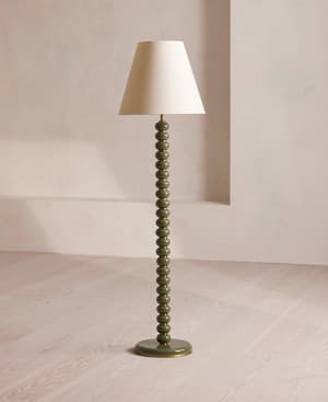 Greyson Floor Lamp - High Gloss Lacquer - Olive - US - Listing Image