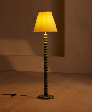 Greyson Floor Lamp - High Gloss Lacquer - Olive - US - Hover Image