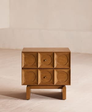 Marcel Bedside Table - Medium Oak - Hover Image