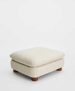 Vivienne Ottoman - Boucle Natural - Hover Image