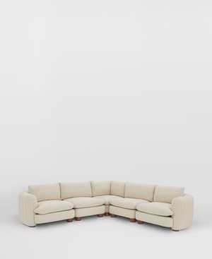 Vivienne Modular Corner Sofa - Boucle Natural - Hover Image