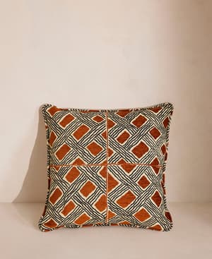 Pierre Frey Behanzin Cushion - Rust - Hover Image