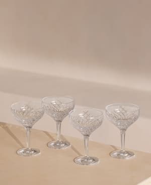 Barwell Cut Crystal Champagne Coupe - Set of Four - Listing Image