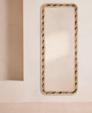 Charli Floor Mirror - Marble - Hover Image