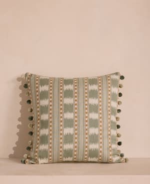 Lando Square Cushion - Sage - Listing Image