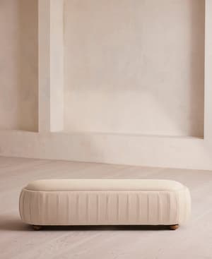 Vivienne Bench - Linen - Bisque - US - Hover Image