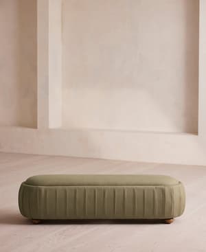 Vivienne Bench - Linen - Sage - US - Hover Image