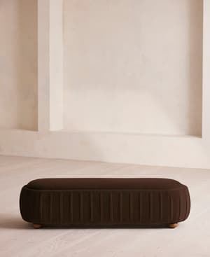Vivienne Bench - Velvet - Chocolate - US - Hover Image